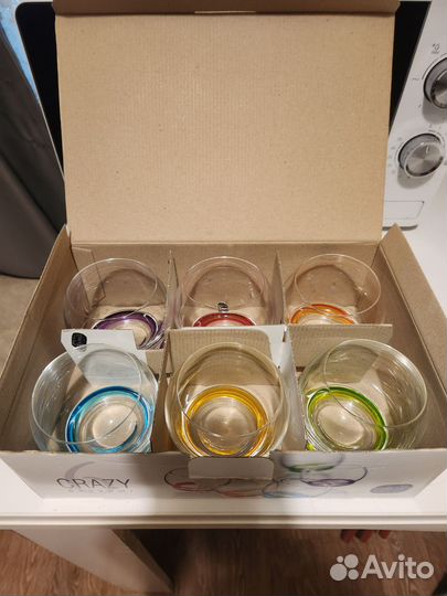 Набор стаканов crazy 6шт