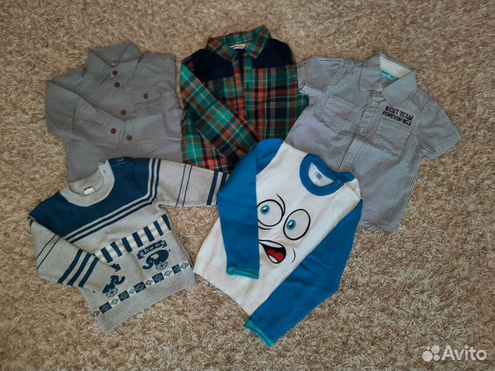 Вещи пакетом для мальчика 80- 92