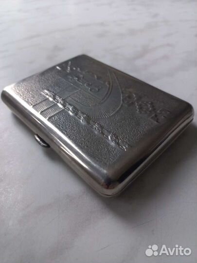 Портсигар СССР. Из нержавеющей стали