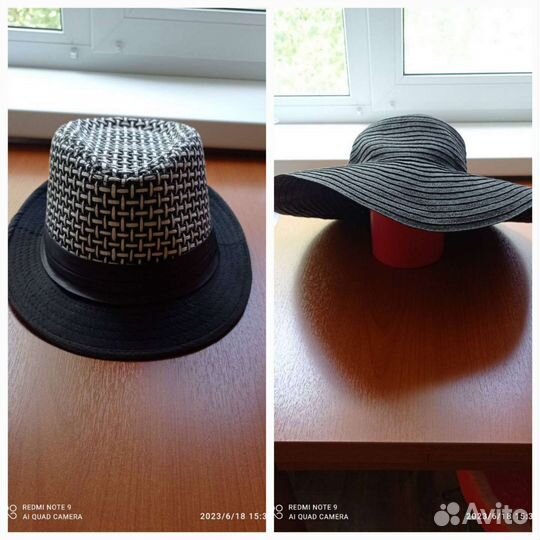 Шляпа летняя с широкими полями и шляпа унисекс