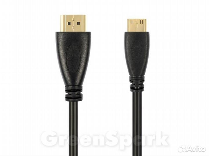 Кабель vixion CAB16 hdmi M - Mini hdmi M 1.5m чер