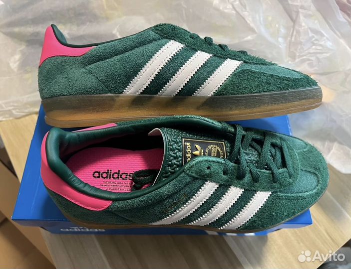 Adidas Gazelle Indoor Green Pink