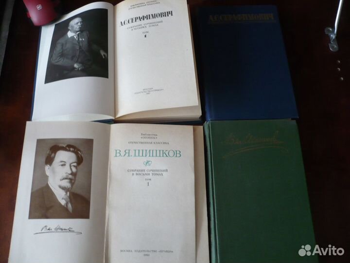 Серафимович, Шишков, В.Ян Джон Стейнберг и др