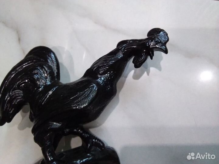 Часы Петух чугун касли, куса СССР каминные литье