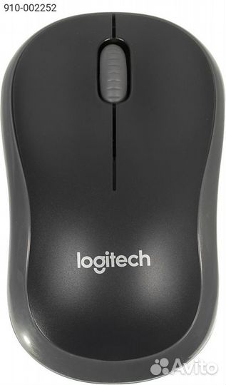 910-002252, Мышь Logitech M185 Беспроводная серый