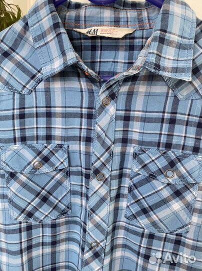 Рубашка H&M р 128-134