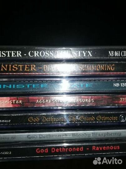 CD. Death metal. Sinister. God dethroned
