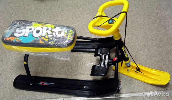 Снегокат Nika тс1,2 сани (мальчику, девочке).Новый