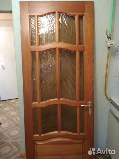 Дверь межкомнатная 800 с коробкой и наличниками бу