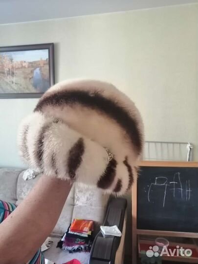 Шапка норковая женская