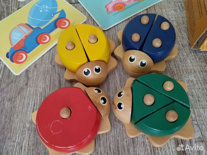 Детские развивающие игрушки деревянные