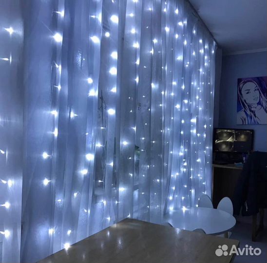 Новые гирлянды-шторы