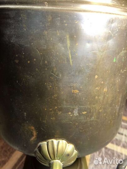 Самовар на дровах старинный