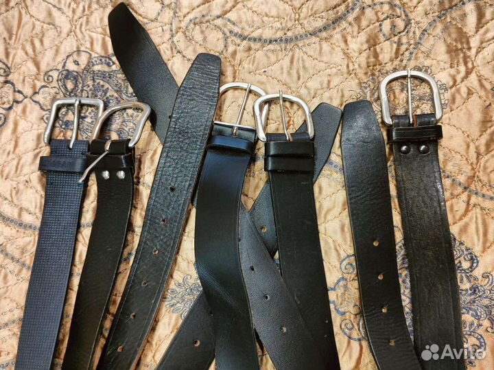 Натуральные кожаные ремни