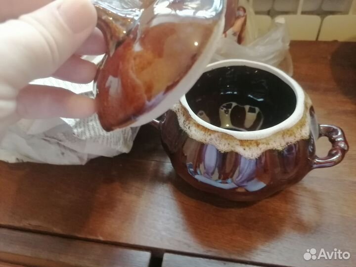 Горшок и формы глиняные для запекания