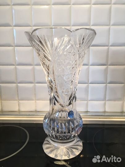 Ваза хрустальная СССР высот 26 см
