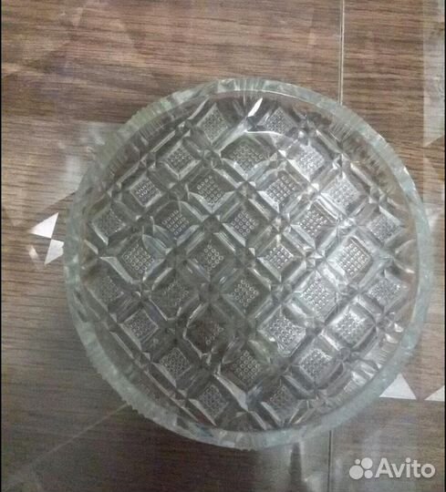 Блюдца хрустальные СССР