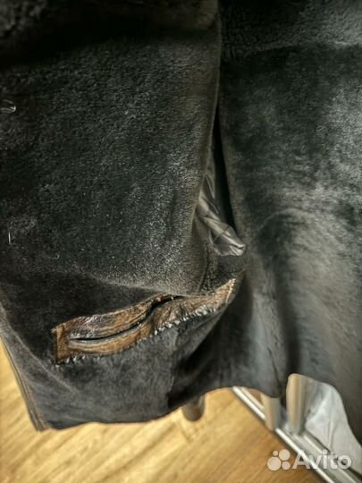 Кожаная куртка мужская 52 54