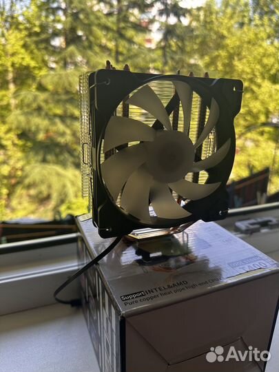 Башенный кулер для процессора AMD Intel 4/6 трубок