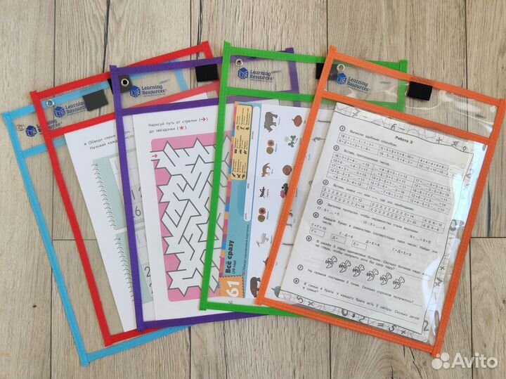 Learning Resources папки Пиши-стирай