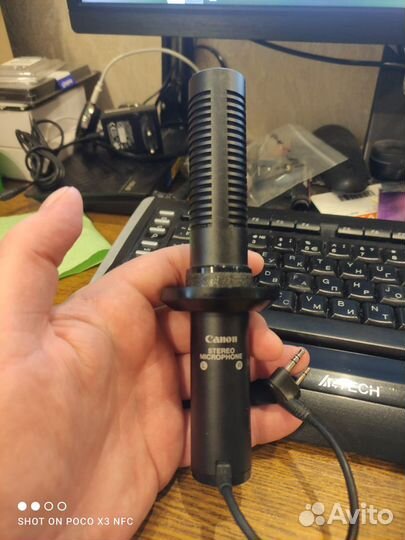 Стерео-микрофон Canon направленный-пушка на камеру