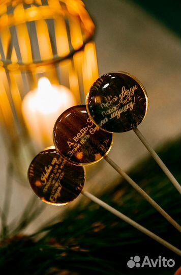 Леденцы ручной работы из сахара и изомальта