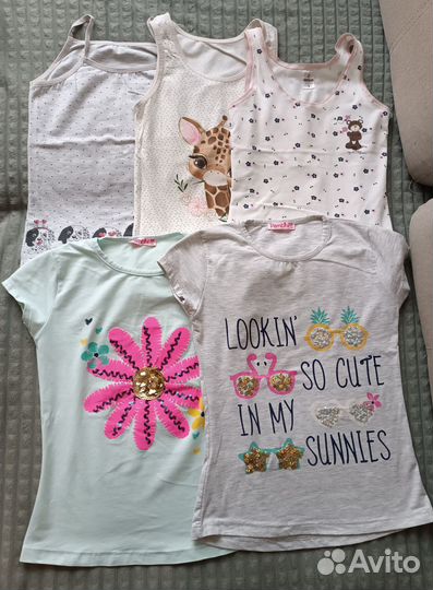 Вещи пакетом на девочку 128