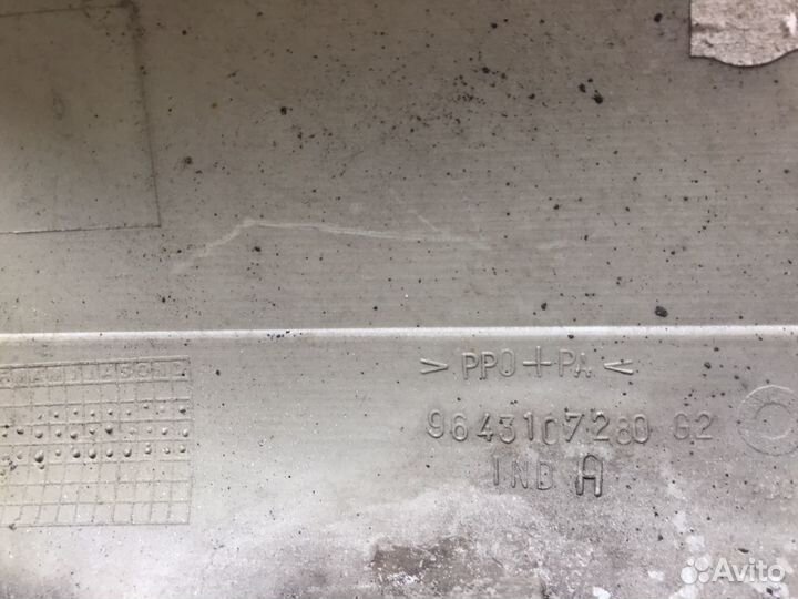 Пежо 307 крыло переднее левое пластиковое