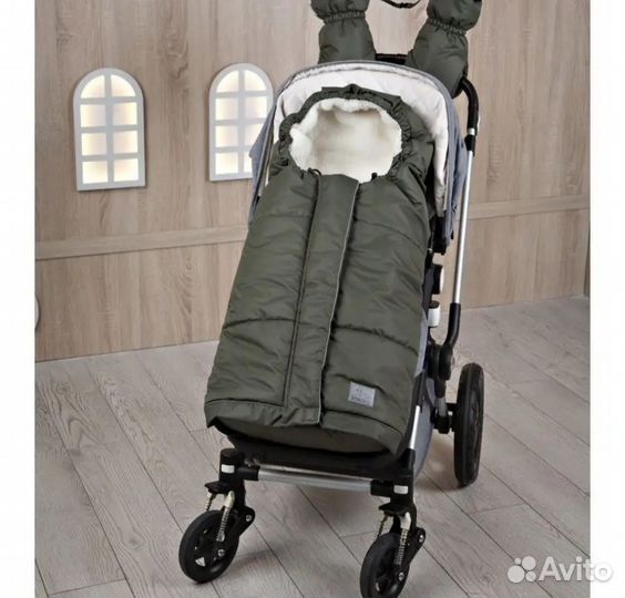 Зимний конверт в коляску