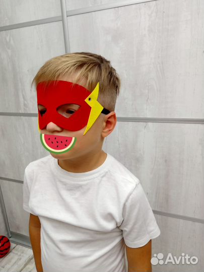 Маска карнавальная новогодняя