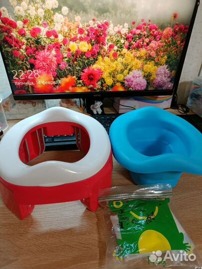 Горшок складной дорожный Roxy-kids 3 в 1