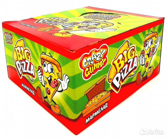 Мармелад жевательный Биг Пицца 36 штук