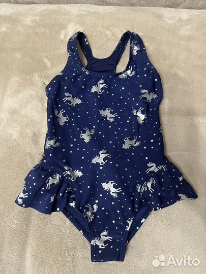 Купальник слитный для девочки 80-86