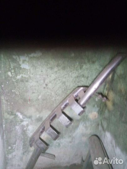 Защита переднего бампера и подножки на ваз 2123