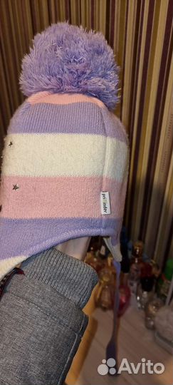 Шапка для девочки зимняя