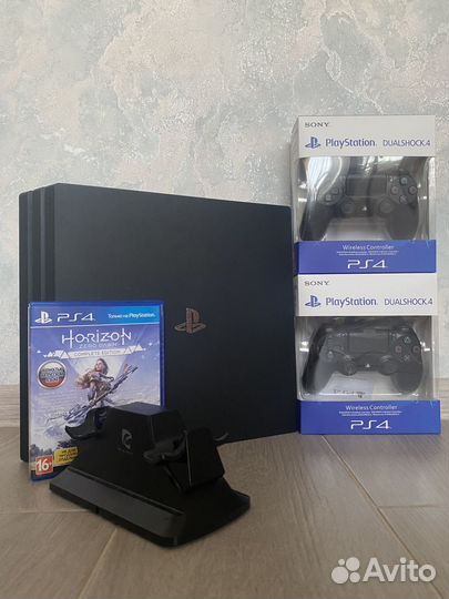 Sony PS4 pro 1tb + 160 игр
