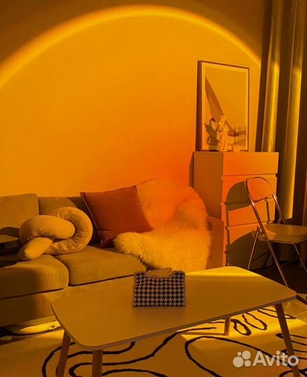 Светодиодная лампа с проекцией заката G9