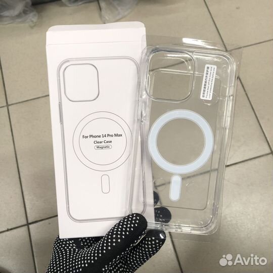 Чехол на iPhone 14 Pro Max Clear Case MagSafe