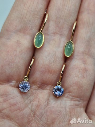 Золотые серьги СССР