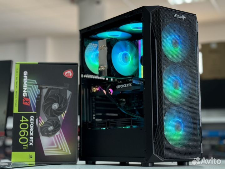 Игровой пк Все новое i5-12400f Rtx 4060ti Gaming X