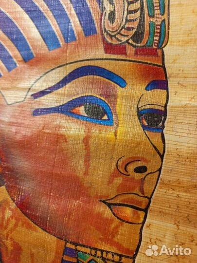 Картина на папирусе Тутанхамон