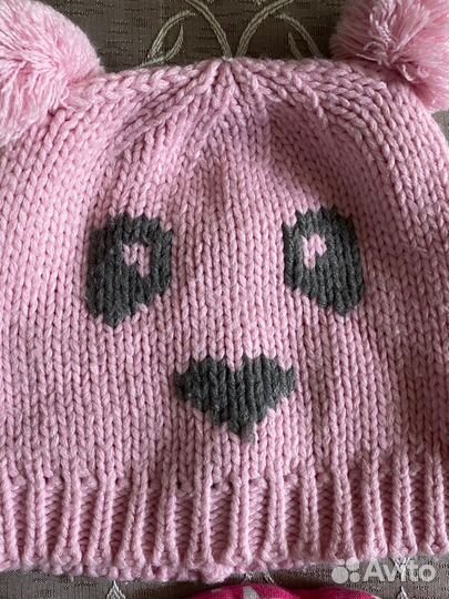 Шапки для девочки 4-5 лет