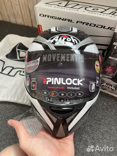 Новый Airoh мотошлем с очками Pinlock S