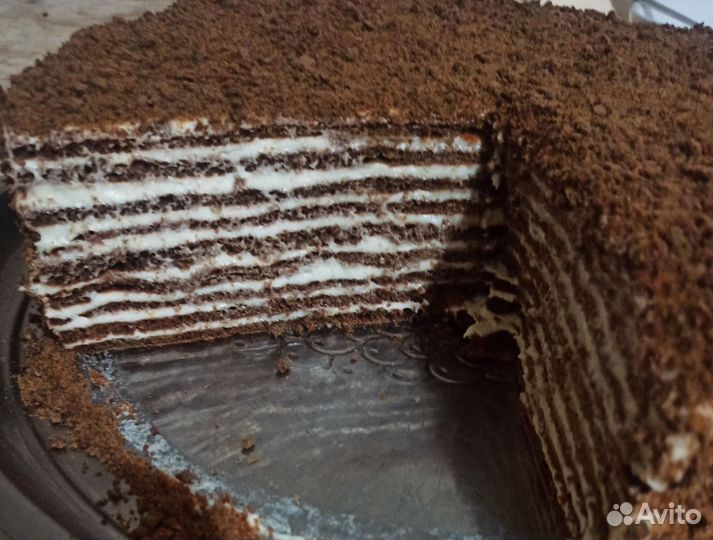 Домашний торт медовик