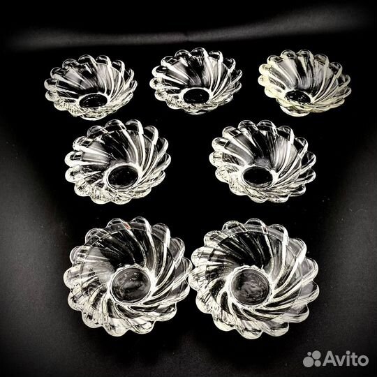 Набор вазочек, розетка для варенья, мёда СССР