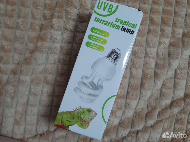 Уф лампа для рептилий 10.0 26Вт