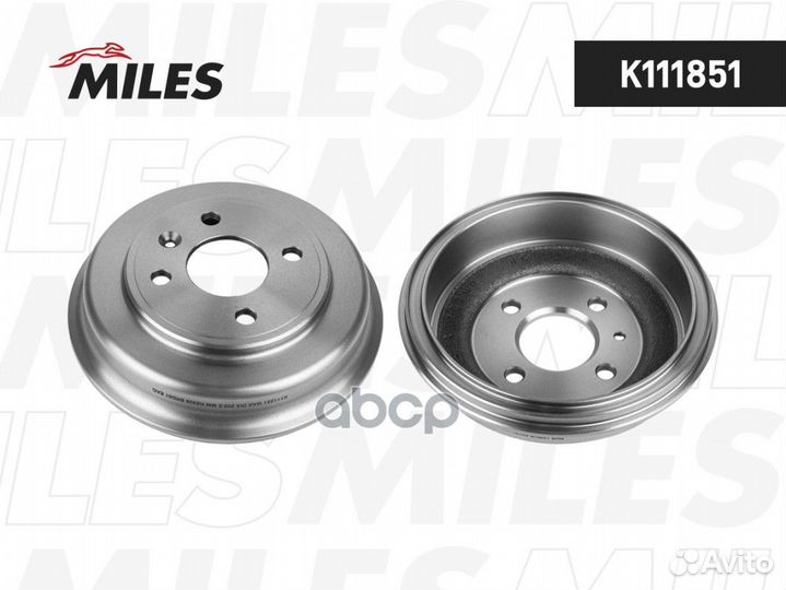 Барабан тормозной chevrolet aveo 11- k111851 Miles