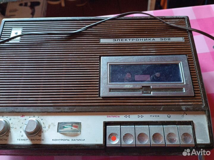 Кассетный магнитофон электроника 302