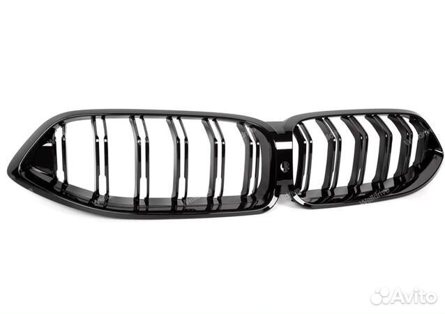 Решетка радиатора BMW 8 G14 G15 G16 M стиль черн