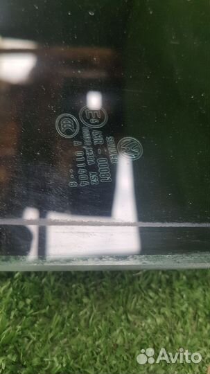 Стекло задней левой двери vw passat B6